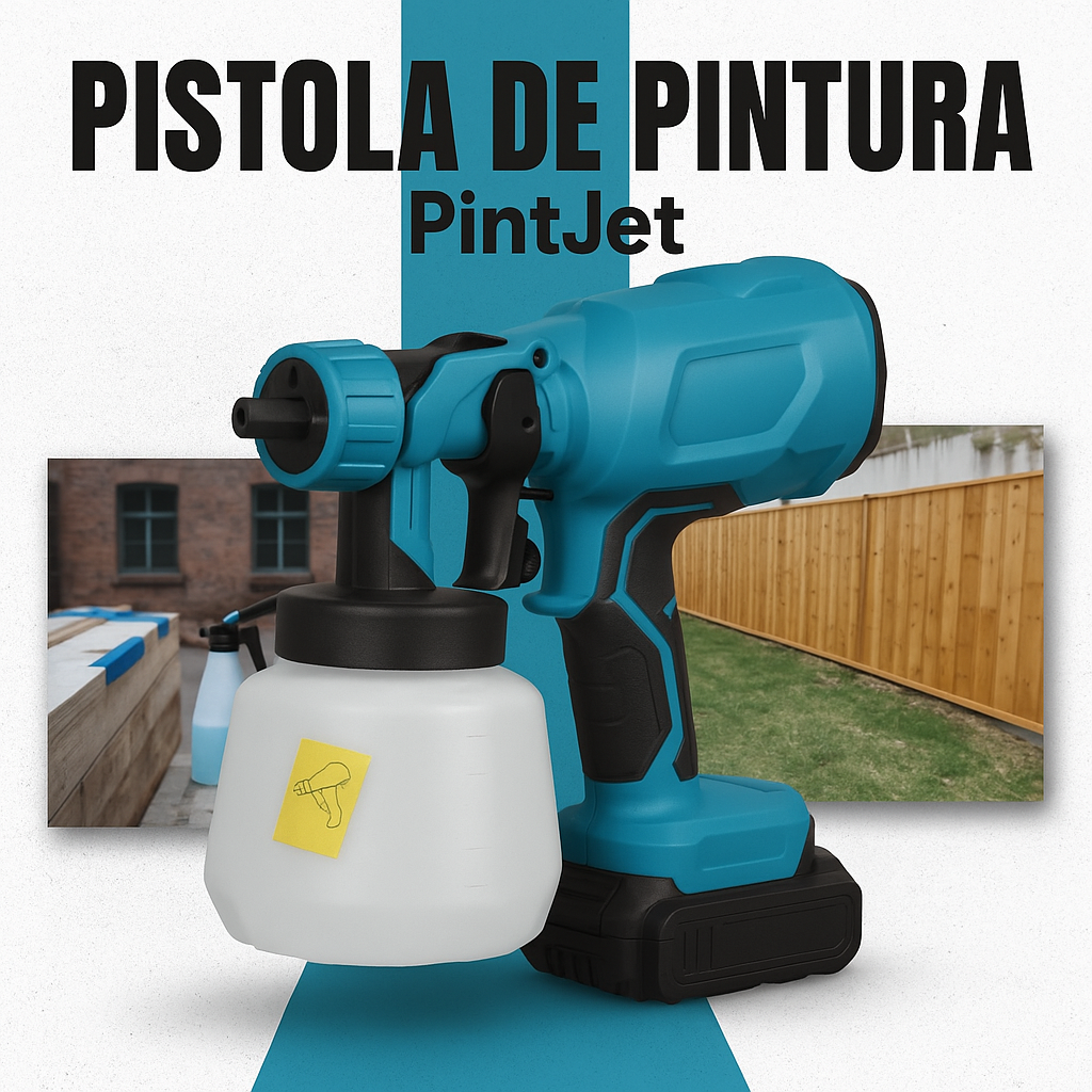 PintJet™- Pistola de Pintura Sem Fio