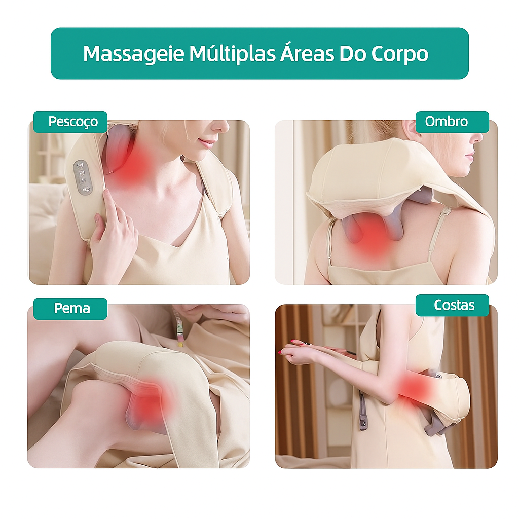 Kit RelaxaFit™- Massageador + pomada para dores