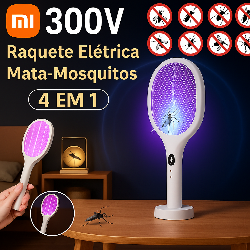 MosqKill™ – Raquete mata insetos