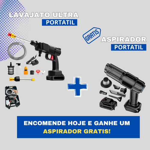 Lavajato Ultra + Aspirador portatil gratis