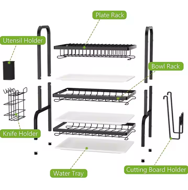 SpaceMax- Organizador de Pratos Moderno + BRINDE!
