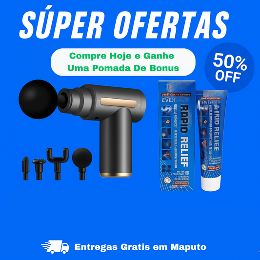 Kit RelaxaFit™- Massageador + Pomada