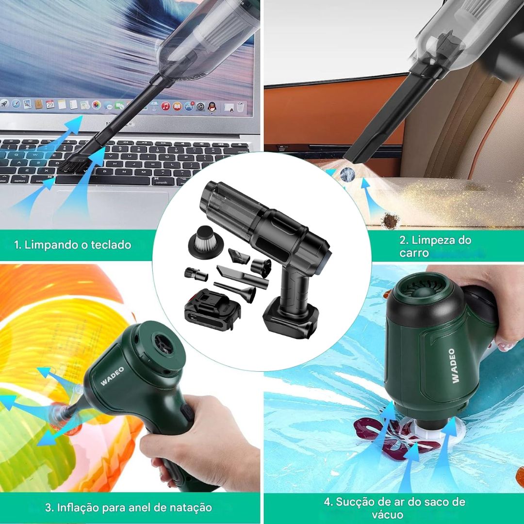 Powermax™- Aspirador de pó portátil 3 em 1